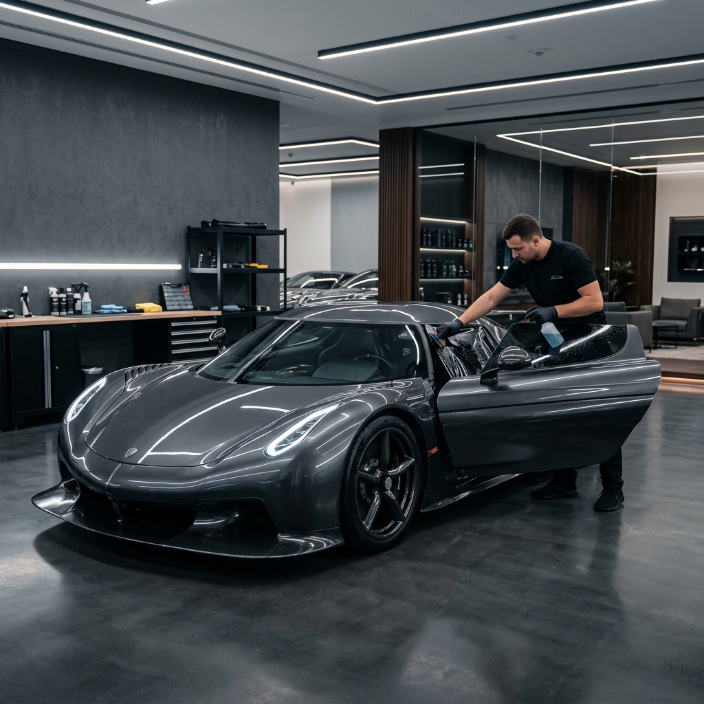 Premium 3M car tint installation in Dubai